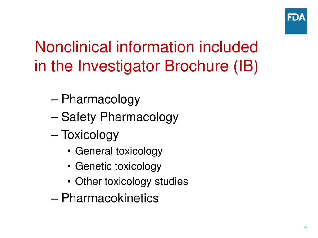 nonclinical information included