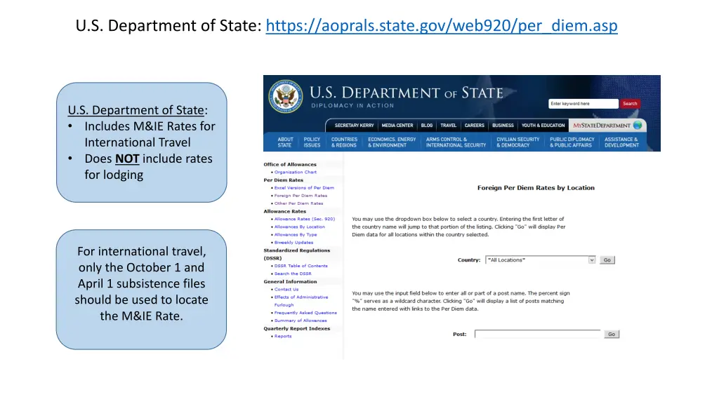 u s department of state https aoprals state