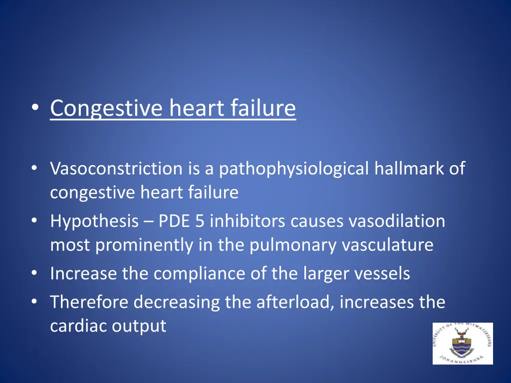 congestive heart failure