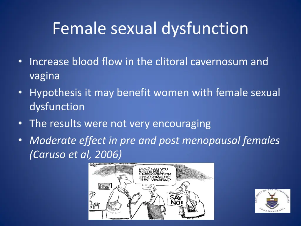 female sexual dysfunction