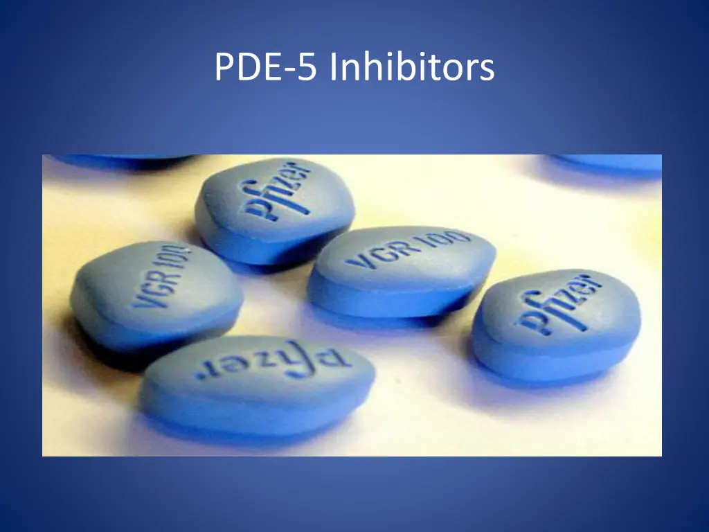 pde 5 inhibitors