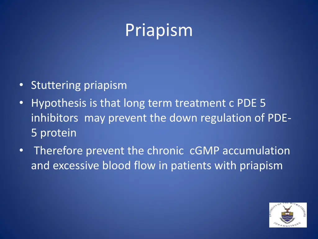 priapism