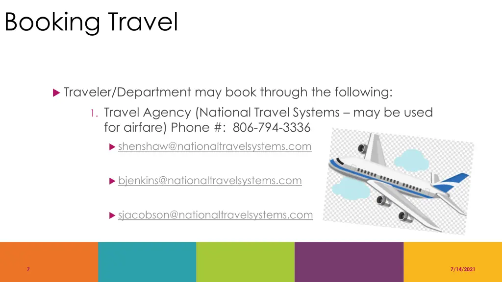 booking travel