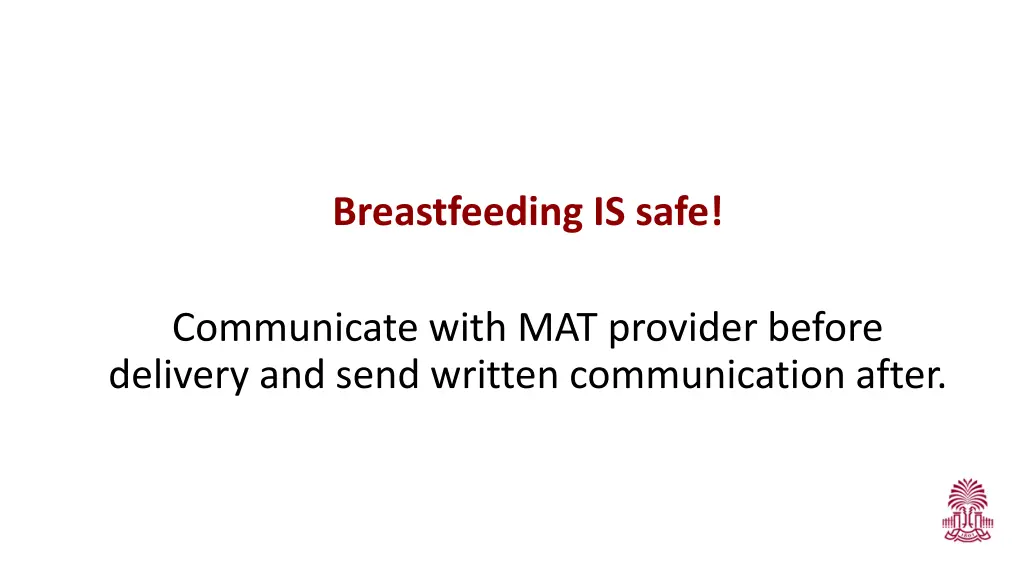 breastfeeding is safe