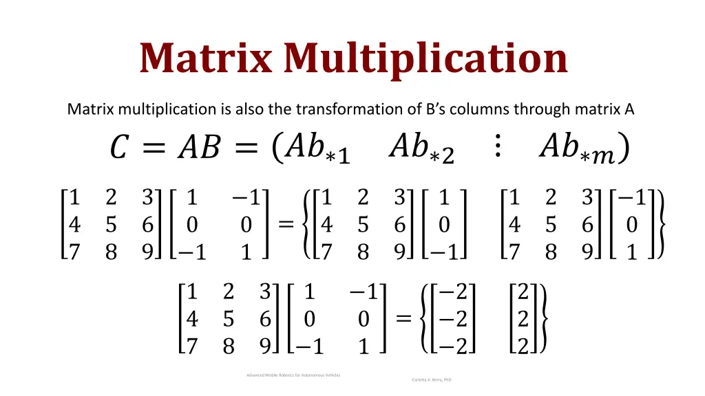 matrix multiplication 1