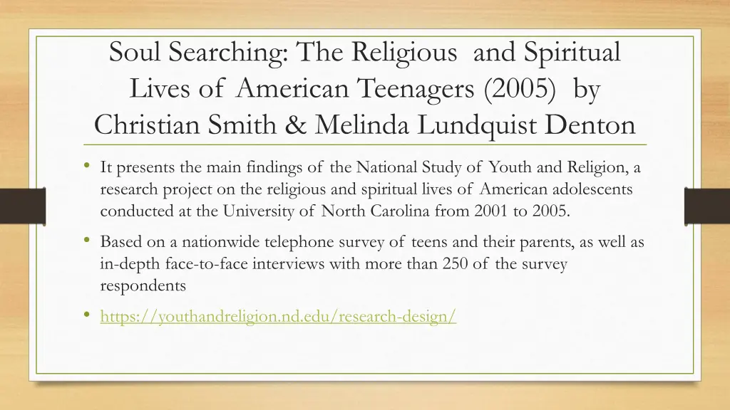 soul searching the religious and spiritual lives 1