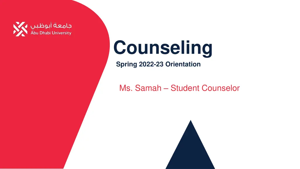 counseling spring 2022 23 orientation