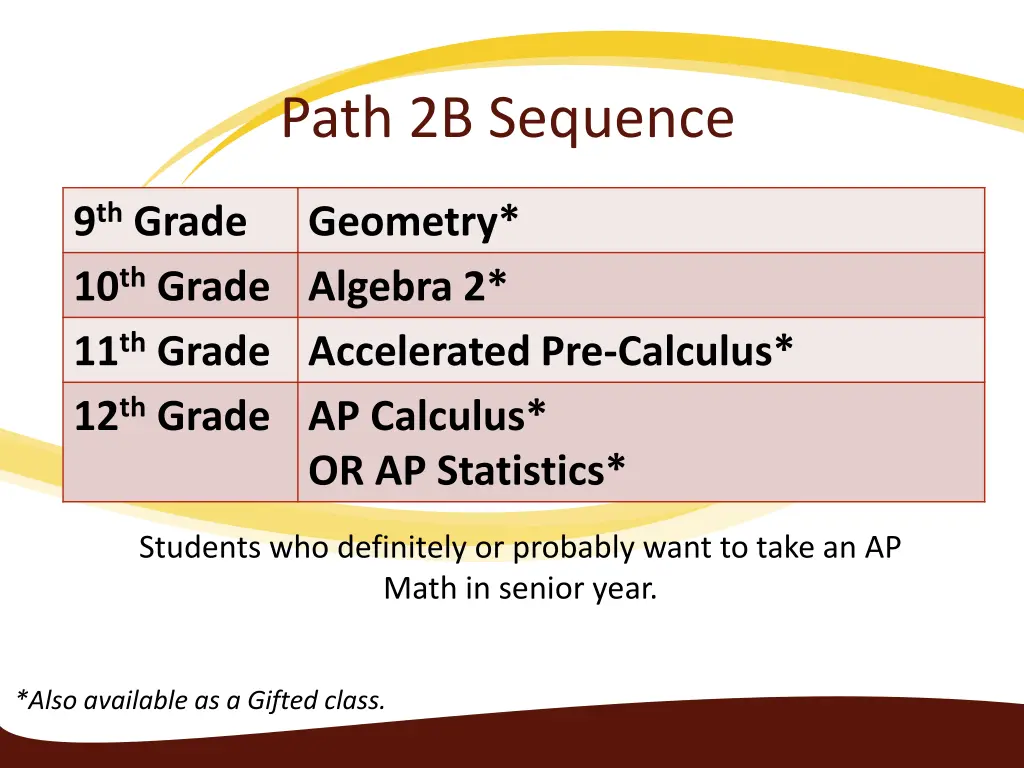 path 2b sequence