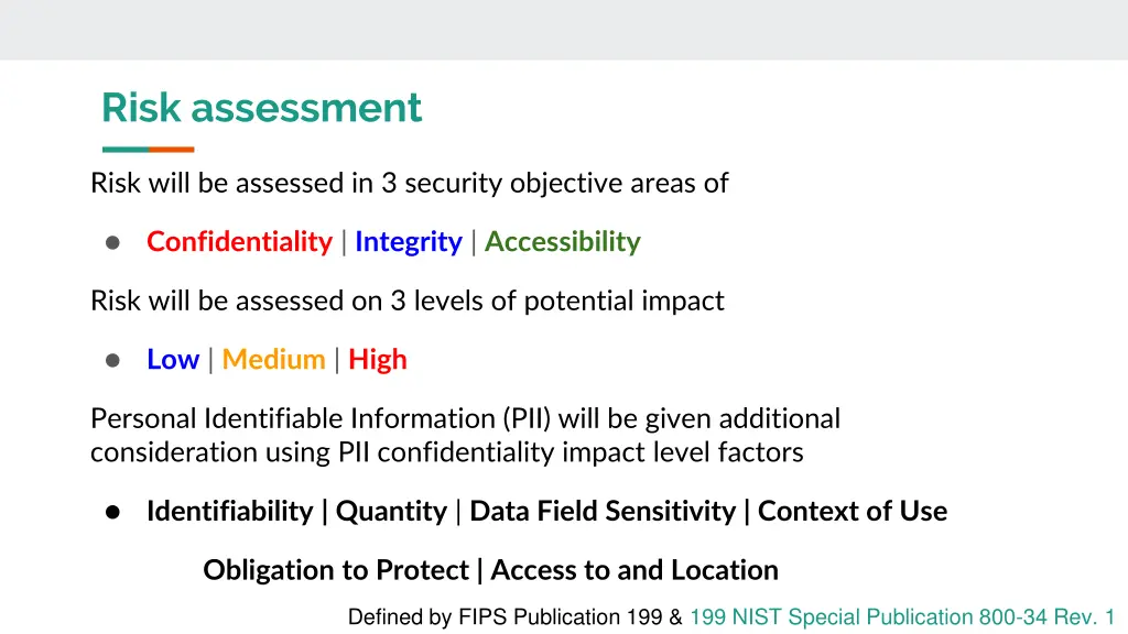 risk assessment