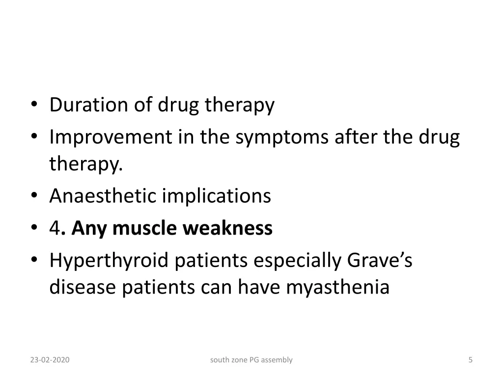 duration of drug therapy improvement