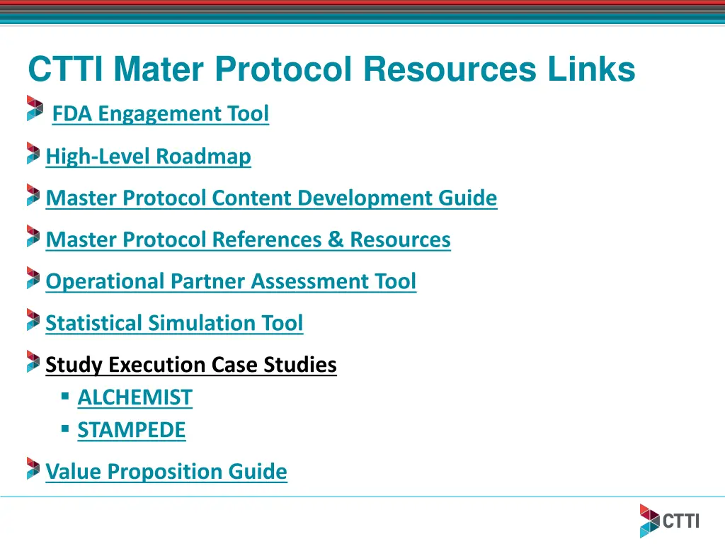 ctti mater protocol resources links