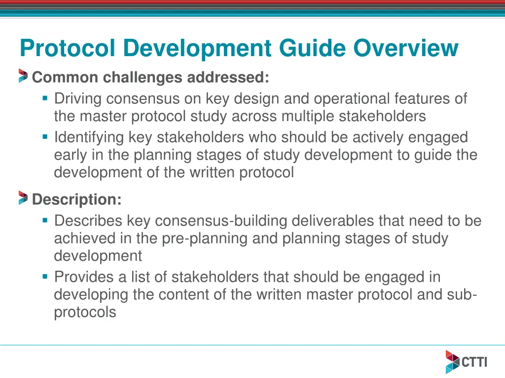 protocol development guide overview common