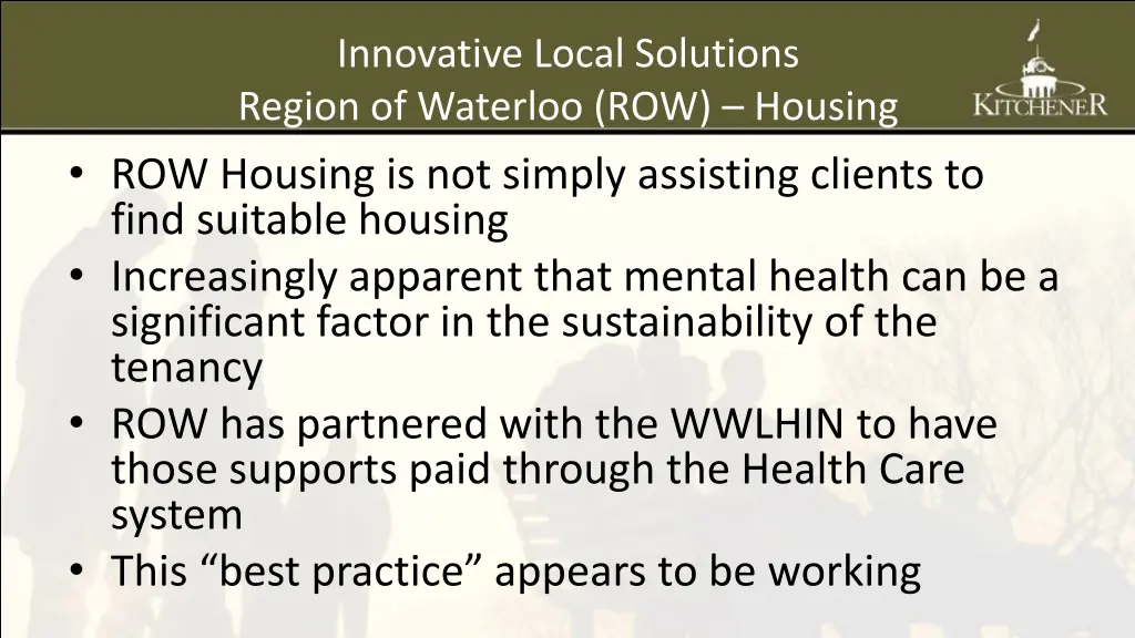 innovative local solutions region of waterloo