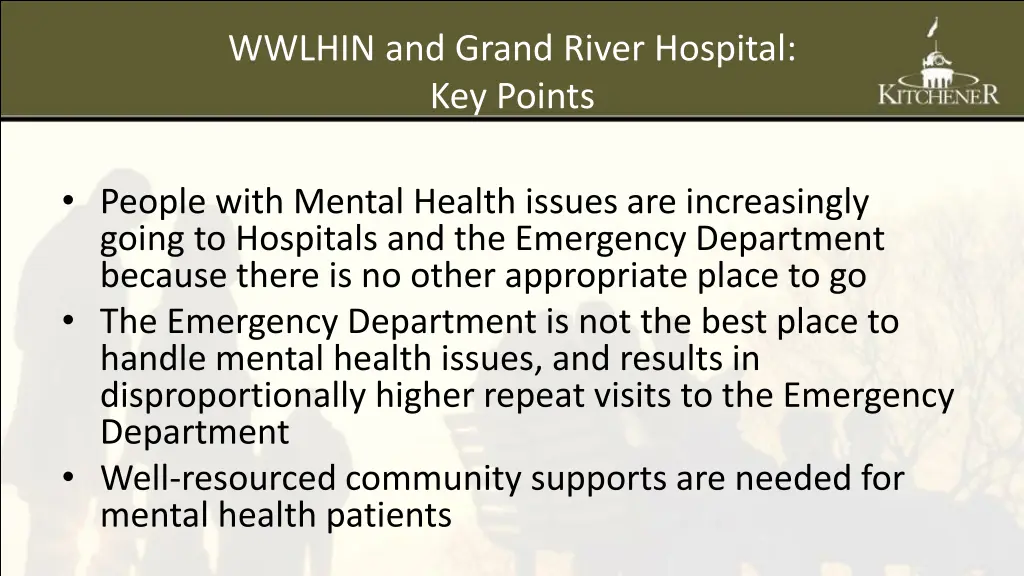 wwlhin and grand river hospital key points