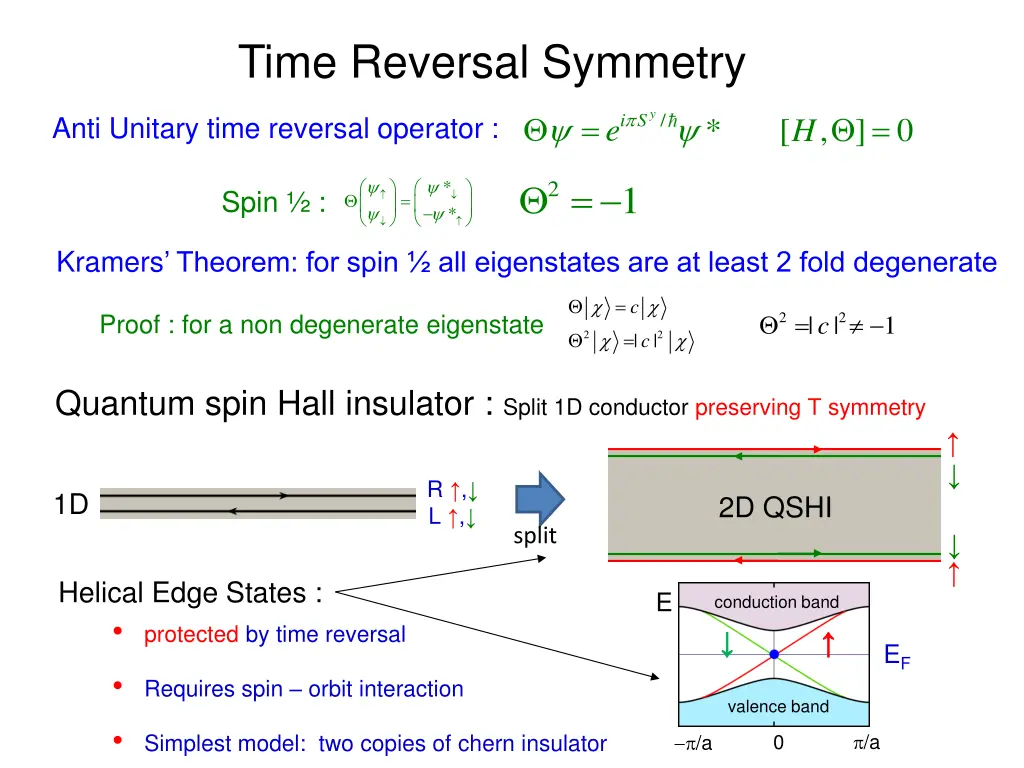 time reversal symmetry