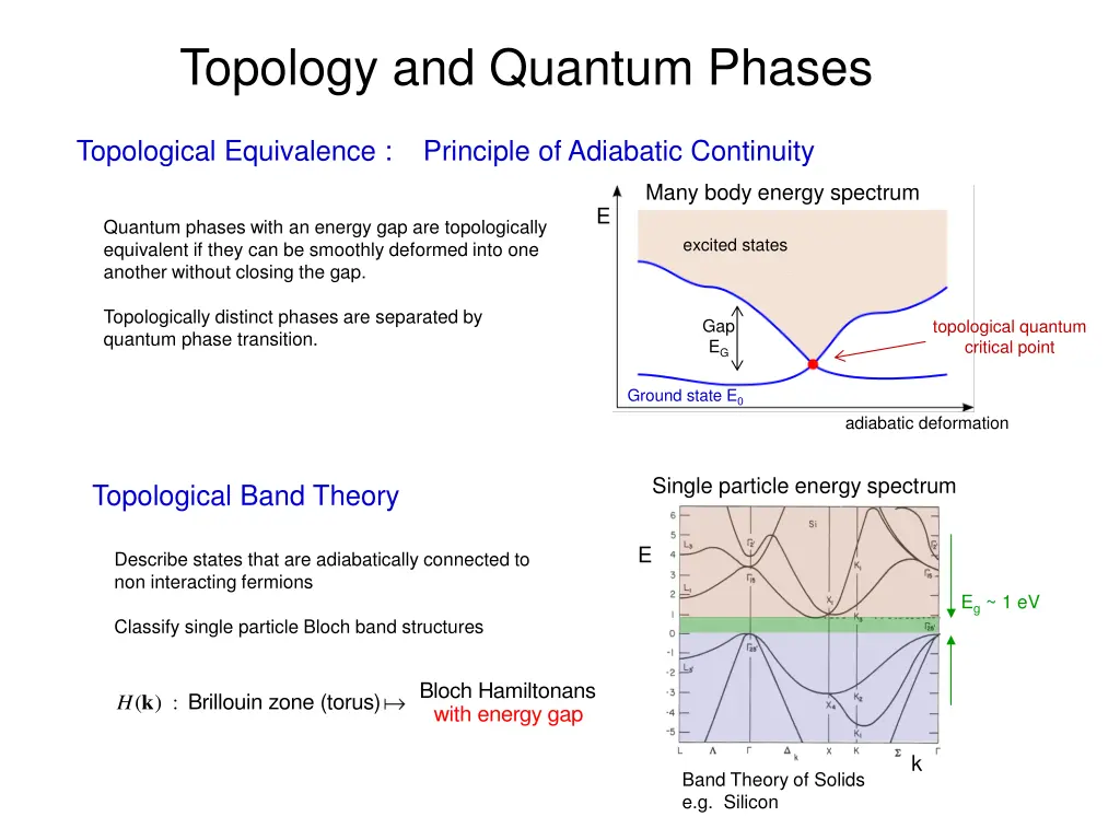 topology and quantum phases