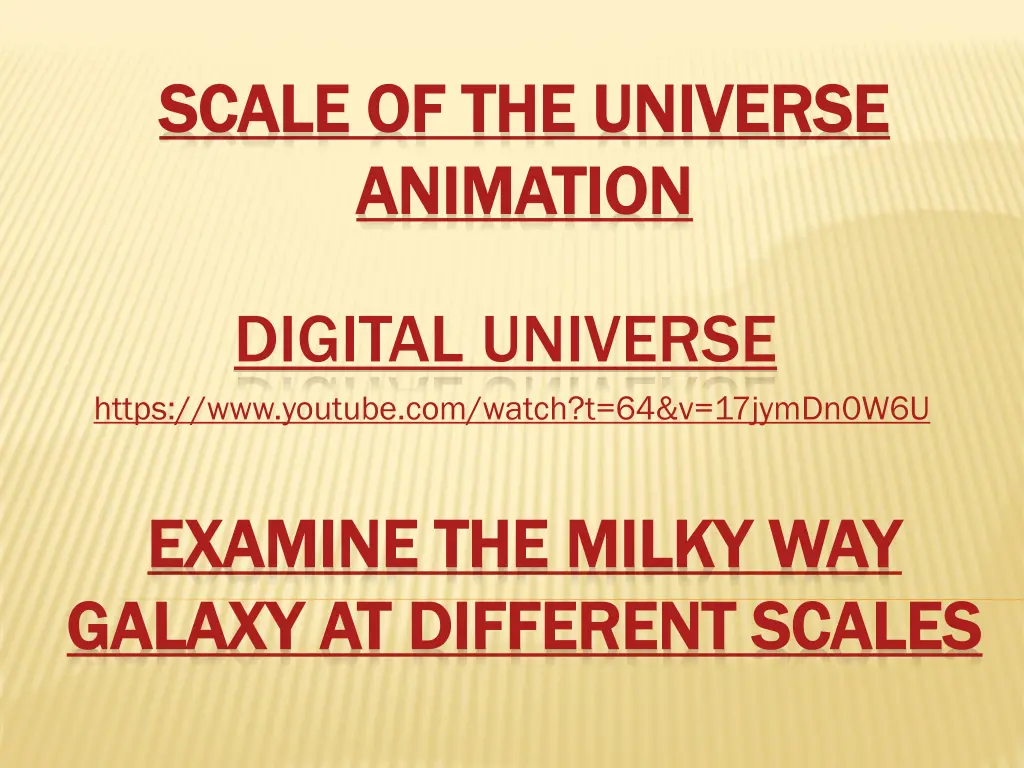 scale of the universe scale of the universe