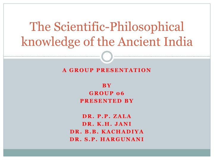 the scientific philosophical knowledge