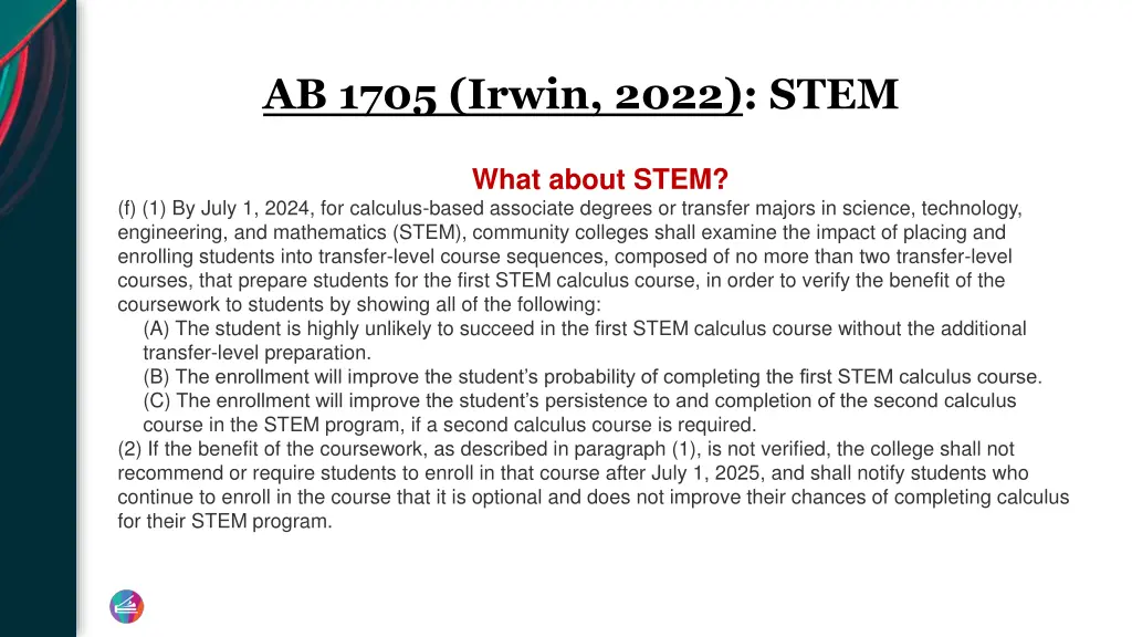 ab 1705 irwin 2022 stem