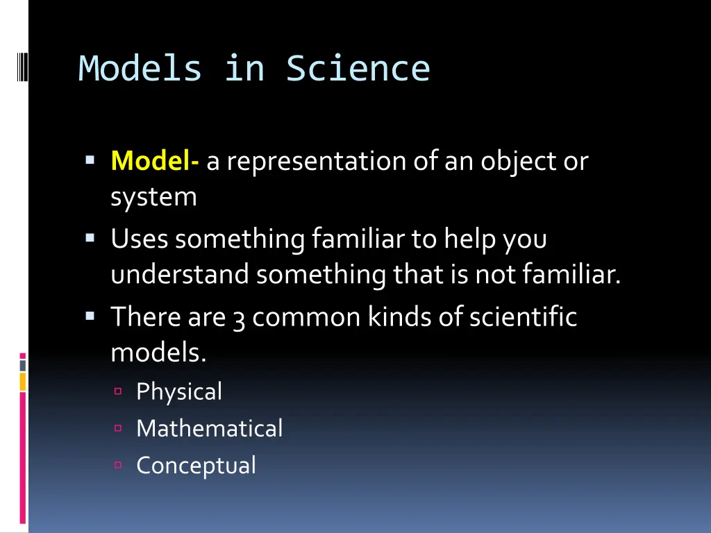 models in science