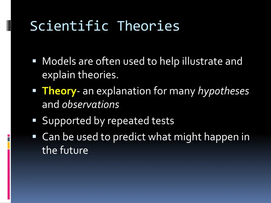 scientific theories