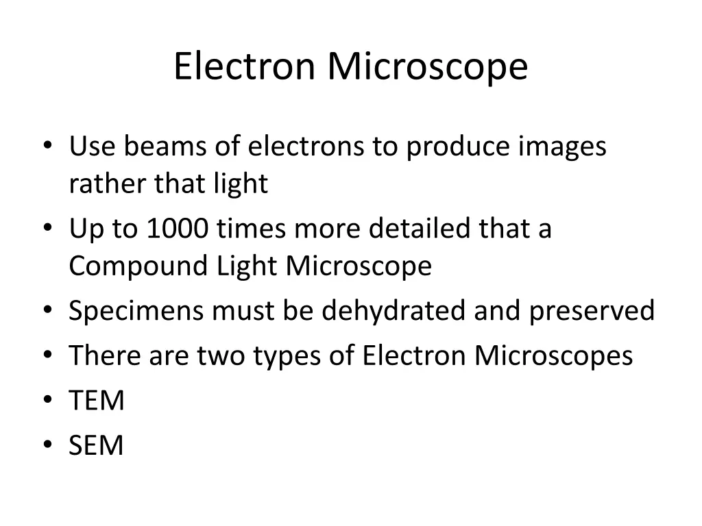 electron microscope