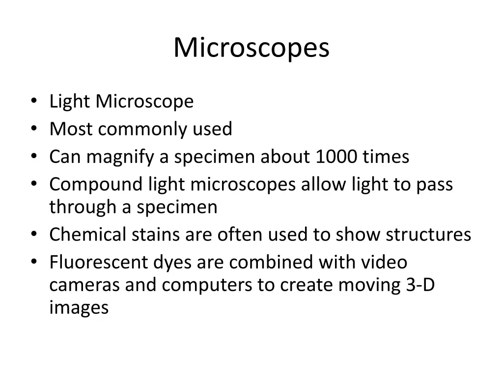 microscopes