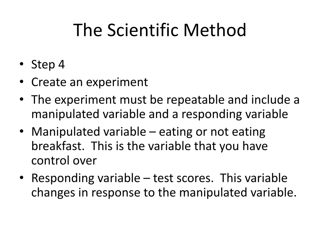 the scientific method 5