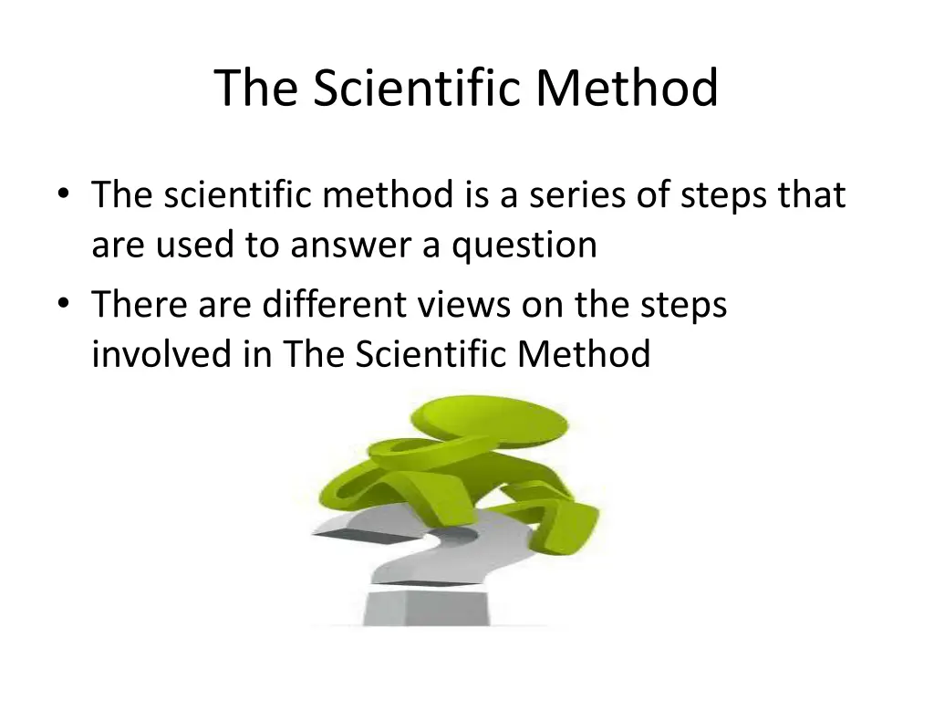 the scientific method