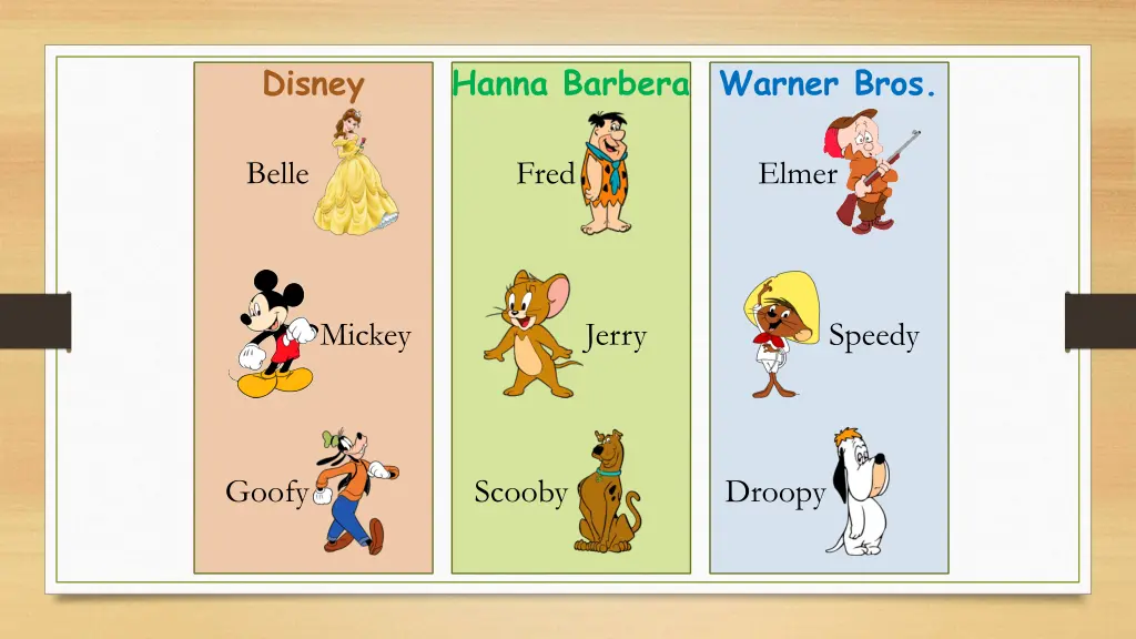 disney hanna barbera warner bros