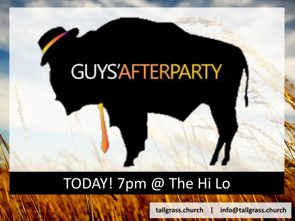 today 7pm @ the hi lo