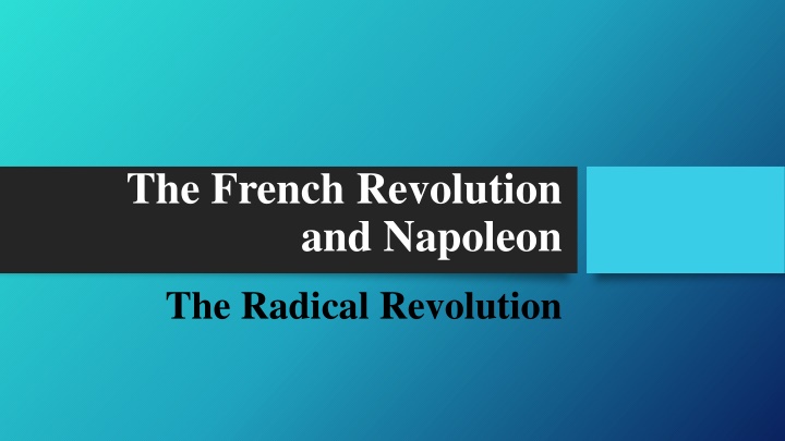 the french revolution and napoleon