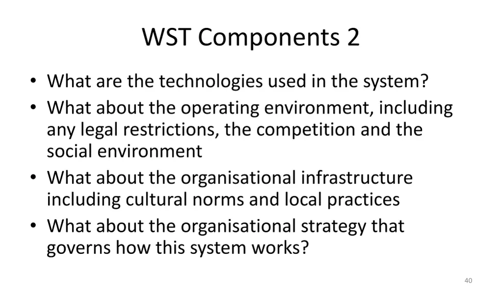 wst components 2