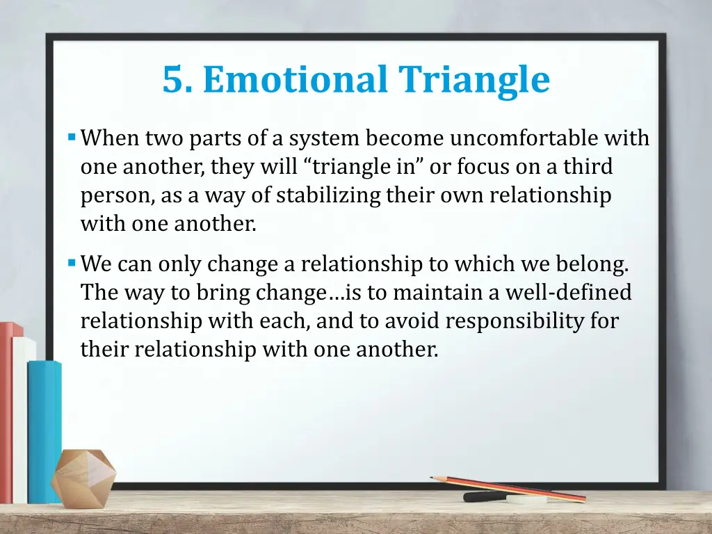 5 emotional triangle