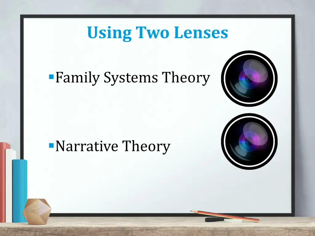 using two lenses