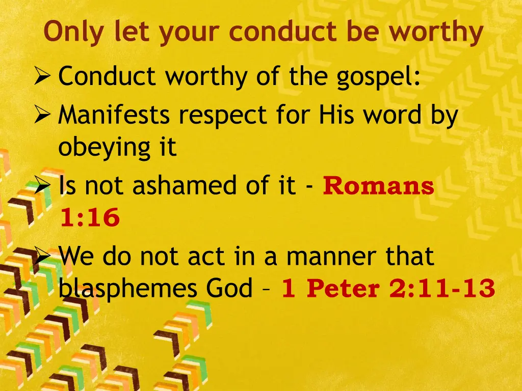 only let your conduct be worthy 2