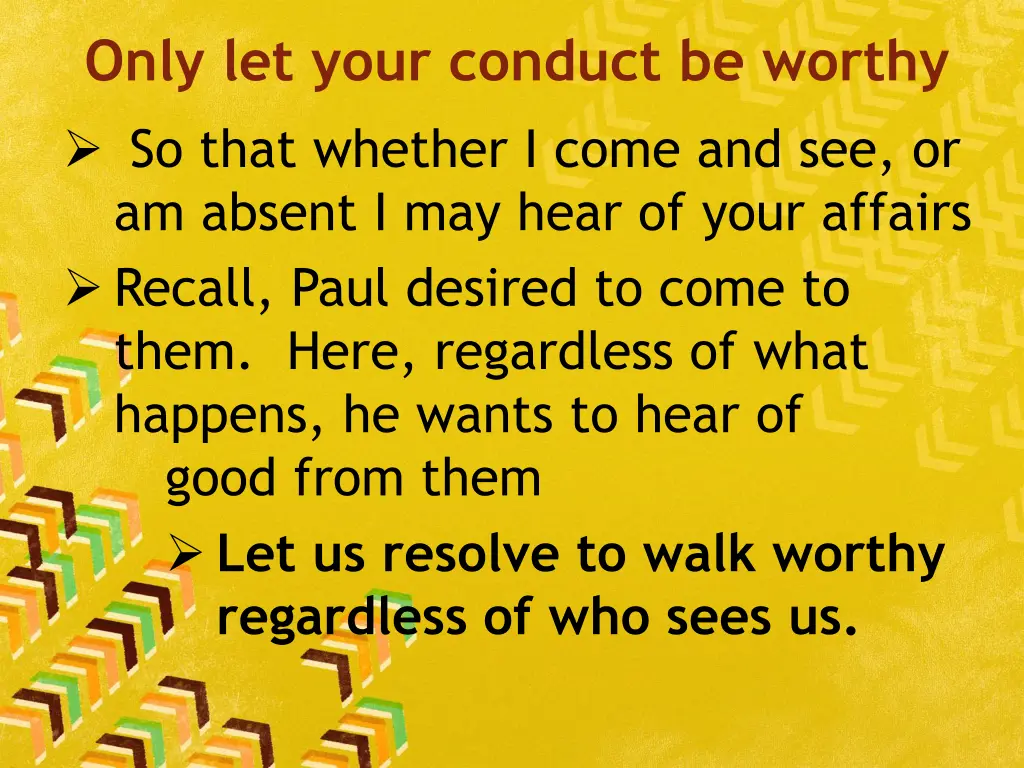 only let your conduct be worthy 5