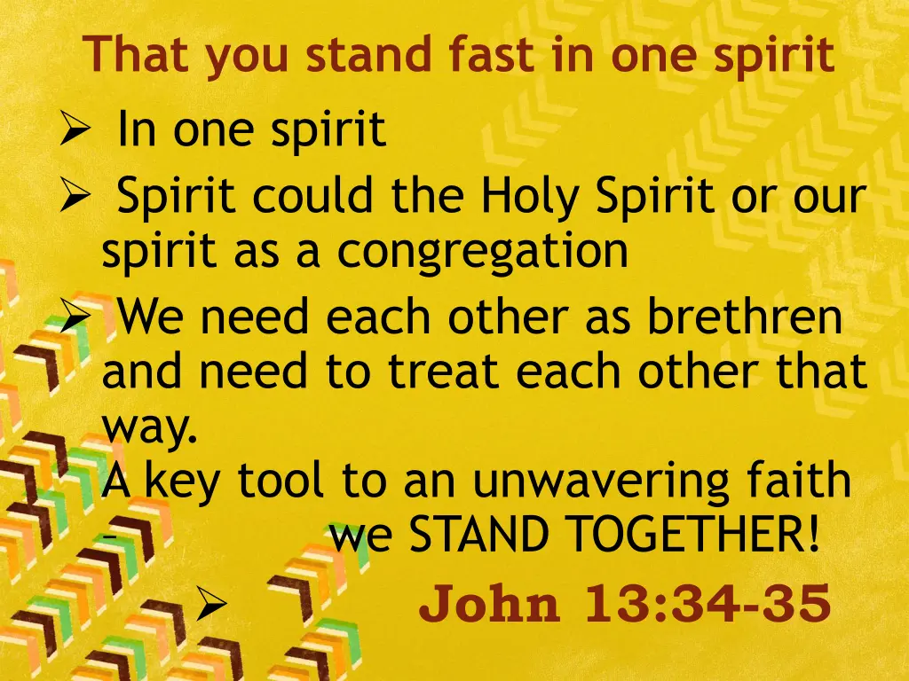 that you stand fast in one spirit 2