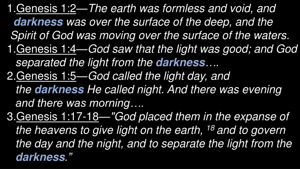 1 genesis 1 2 the earth was formless and void