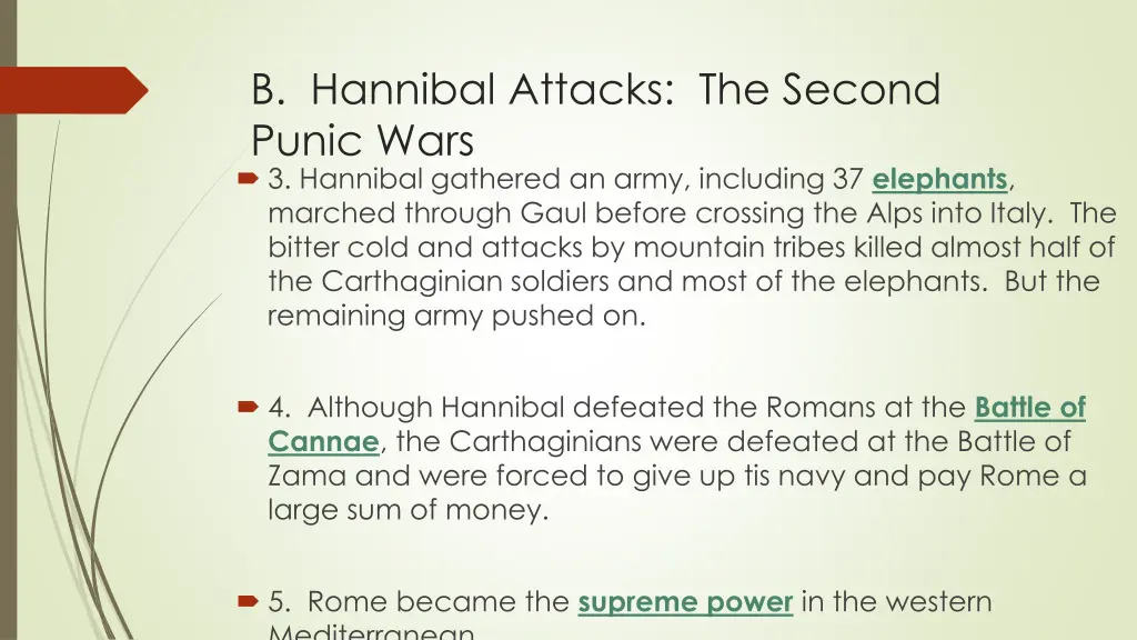 b hannibal attacks the second punic wars 1