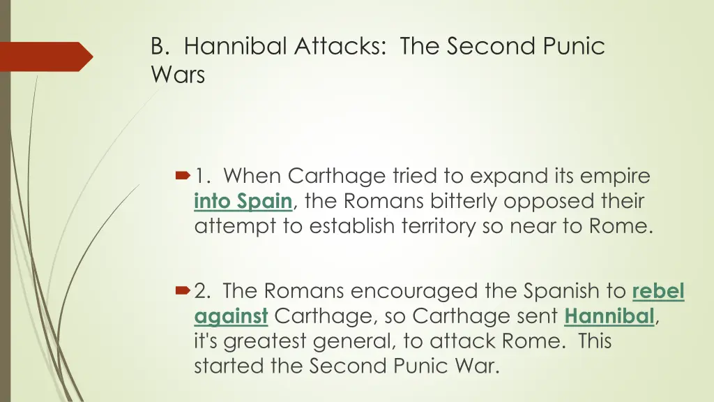 b hannibal attacks the second punic wars