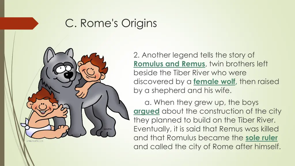 c rome s origins 1