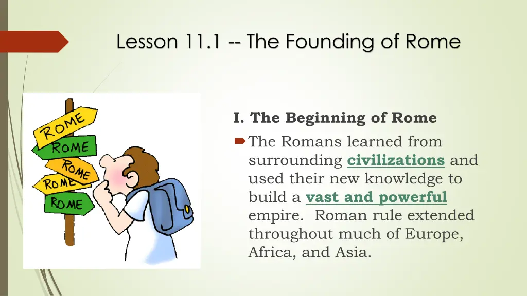 lesson 11 1 the founding of rome