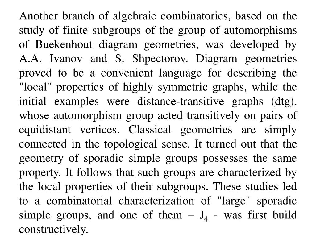 another branch of algebraic combinatorics based