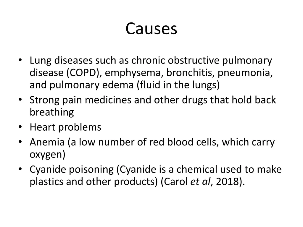 causes