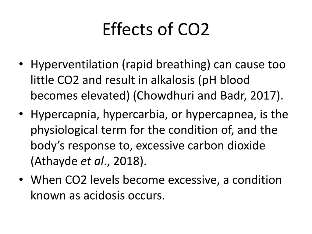 effects of co2