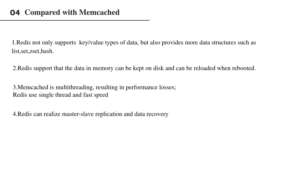 04 compared with memcached