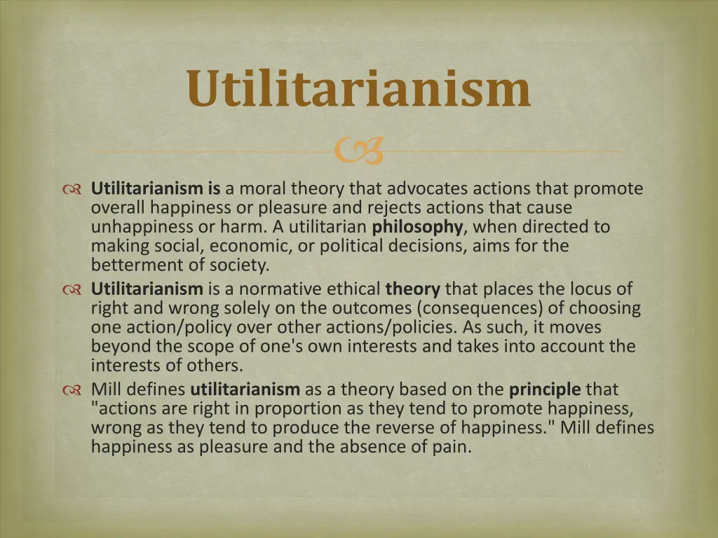 utilitarianism