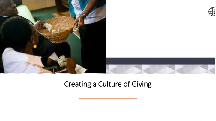 creating a culture of giving creating a culture