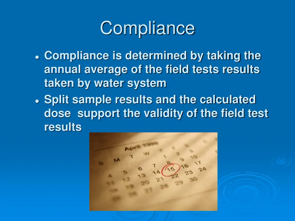 compliance